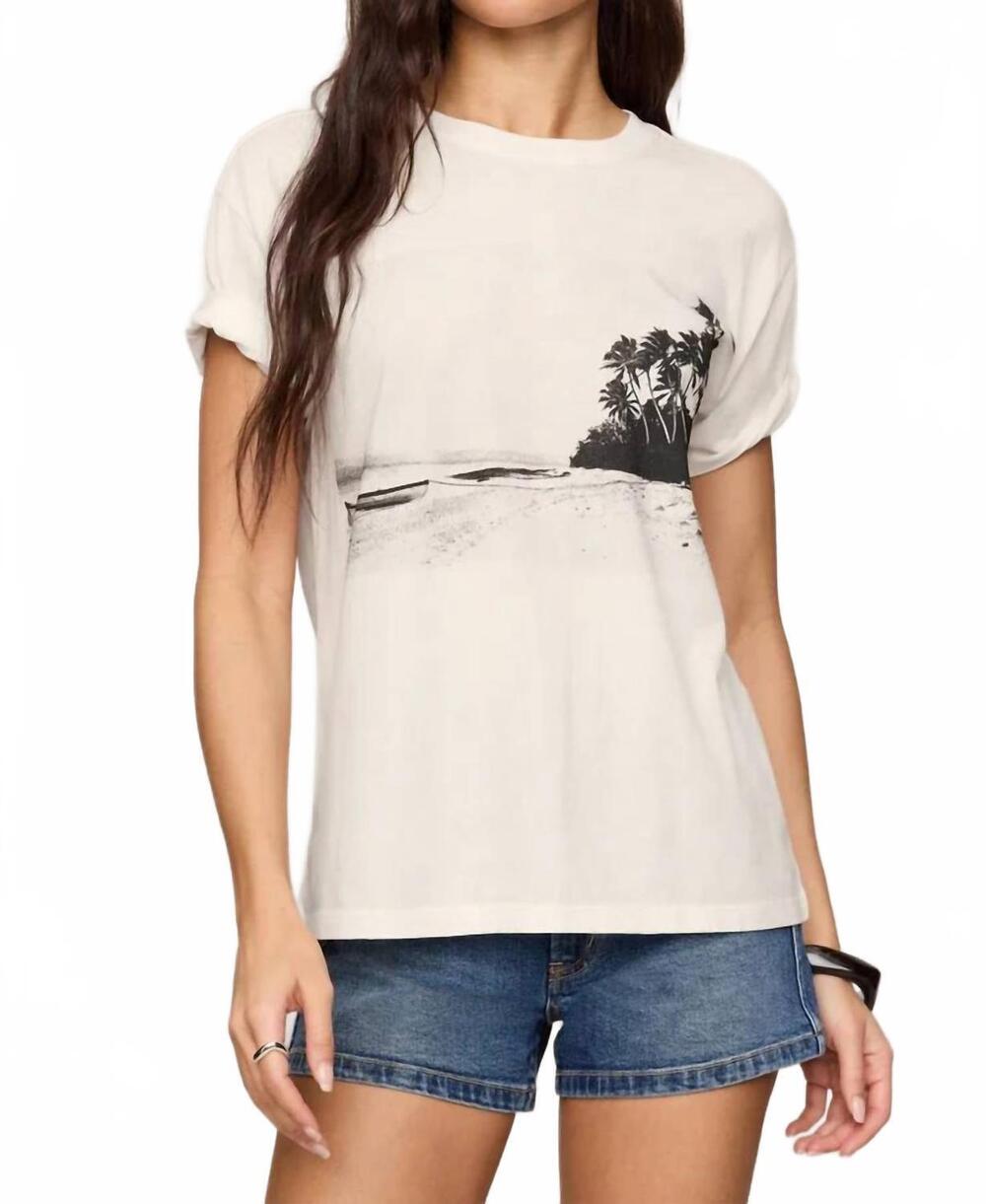 NEW Z SUPPLY la playa boyfriend tee in white